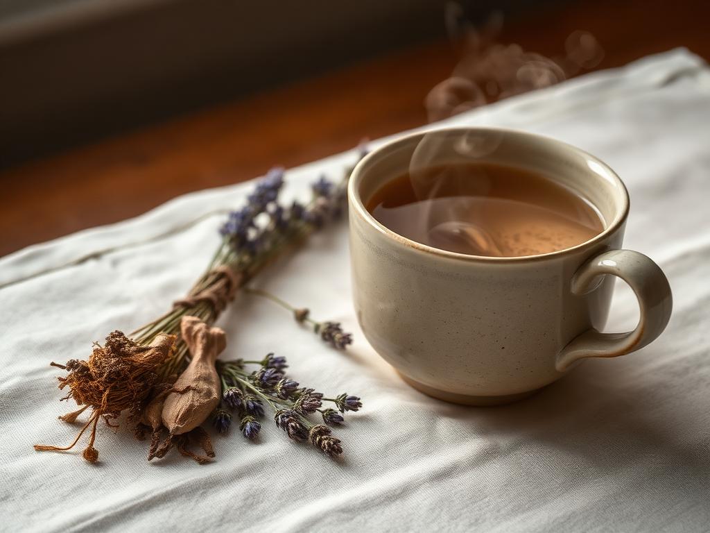 Valerian Root Tea — traditional remedy ingredients